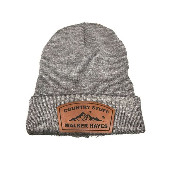 Walker Hayes Country Stuff Winter hat one size fits all Beanie Brown - Picture 1 of 7
